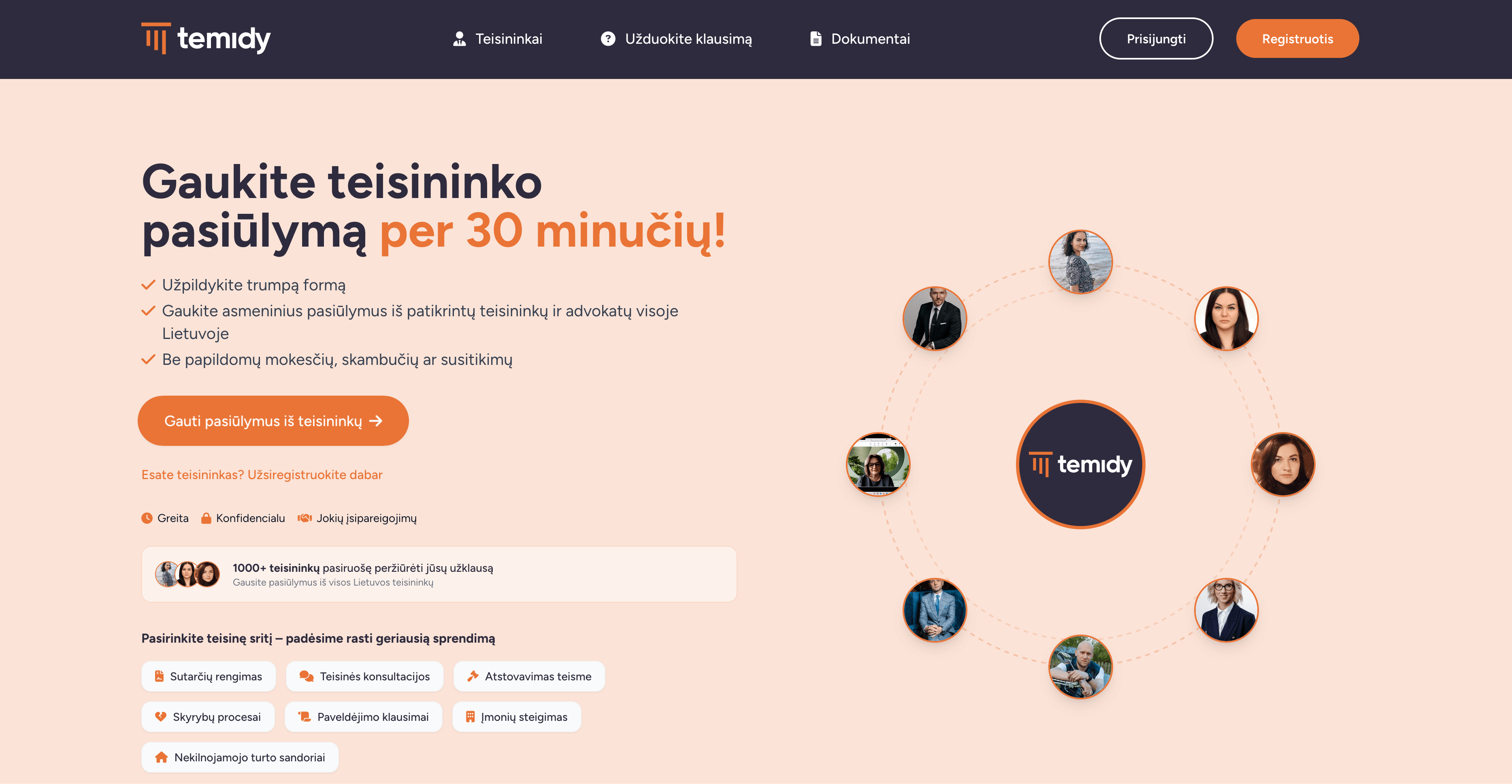 Platforma Temidy na rynku litewskim